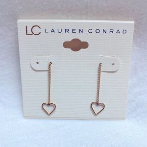 Lauren Conrad Designer Heart Earrings